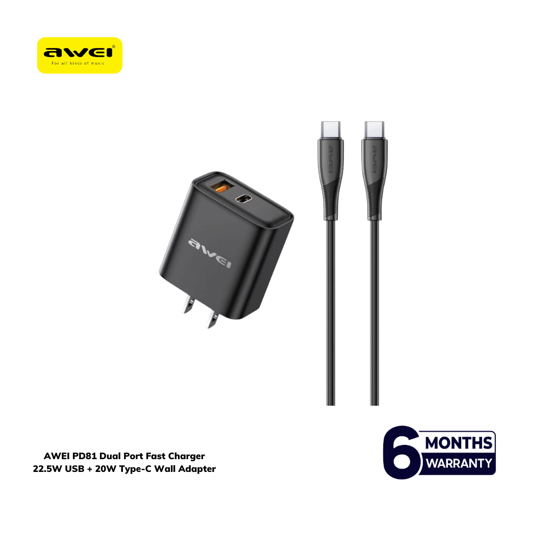 AWEI PD81C USB-C To USB-C