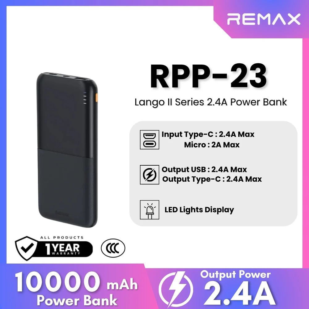 REMAX RPP-23 22.5W 10000mAh Fast Charging