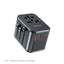 Awei 35W Multi-Port Universal Travel Adapter C-39