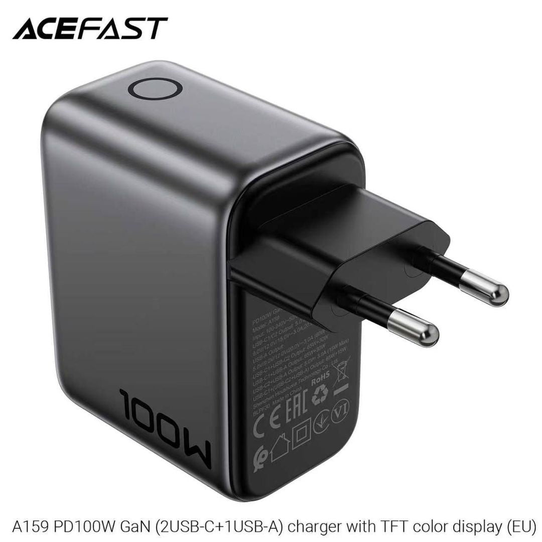 ACEFAST A159 PD100W GaN (2USB-C+1USB-A) Charger