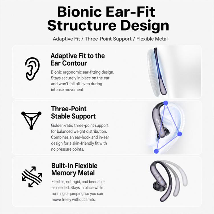 YESIDO YSP32 OWS over-ear  headphones