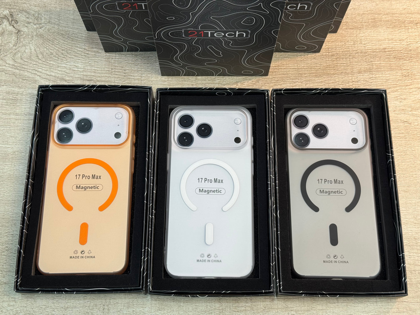 iPhone 17 Pro Max Acrylic Clear Case with MagSafe