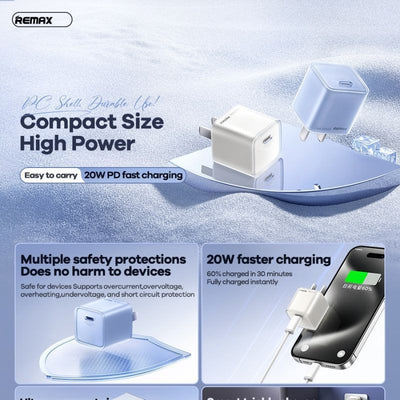 REMAX CHARGER GAN 20w 1C RP-U181