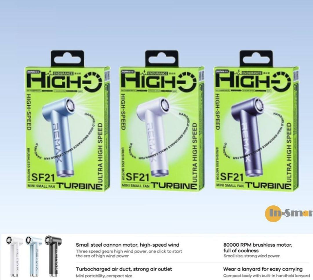 Handheld High-Endurance Small Cannon Fan RS-SF21