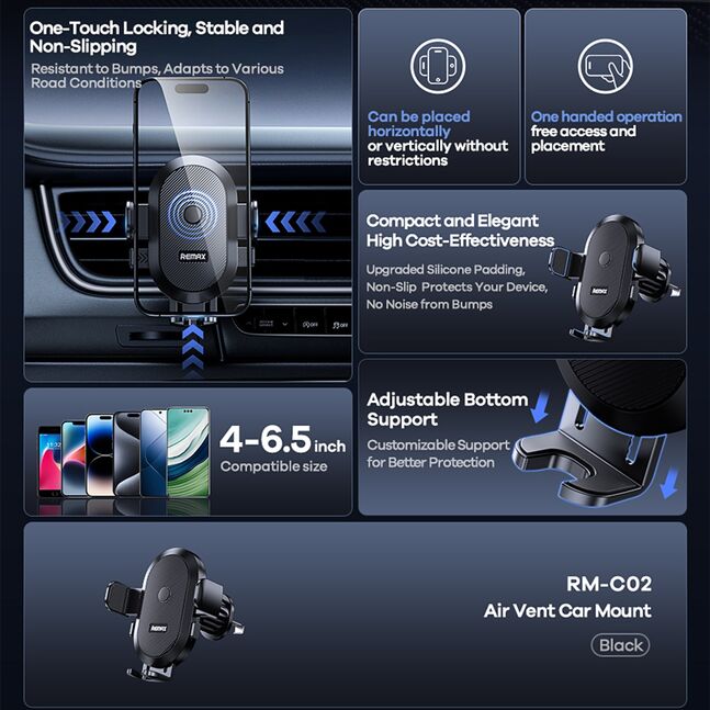 REMAX Air Vent Car Phone Holder RM-C02