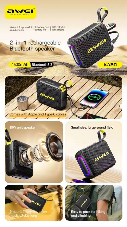 AWEI 10W KA20