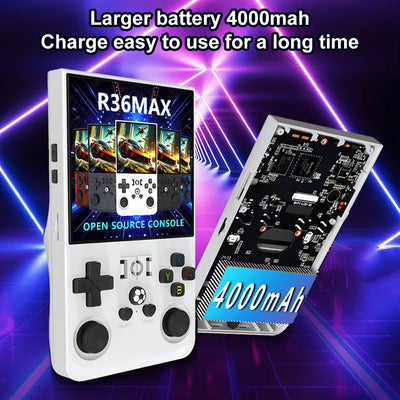 R36MAX Open-Source Linux Retro Handheld Gaming Console (64G)