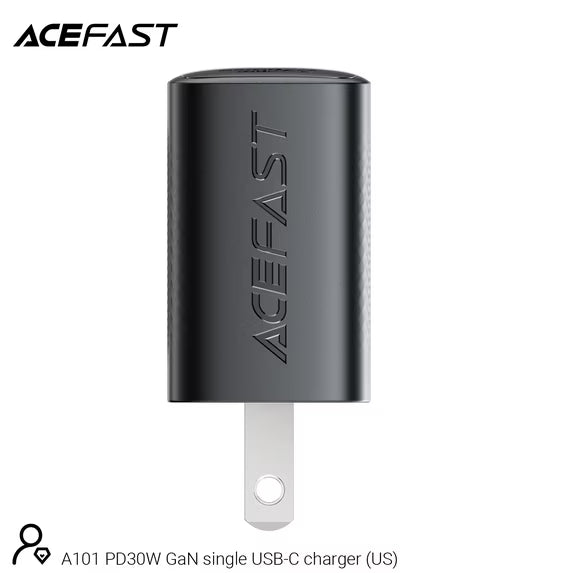 ACEFAST A101 PD30W GaN single USB-C charger (US)