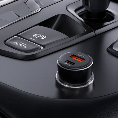 ACEFAST Fast Charge Car Charger B12 60W (1xUSB-C + 1xUSB-A)