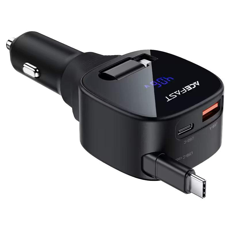 ACEFAST B17 95W Car Charger With Telescopic Cable