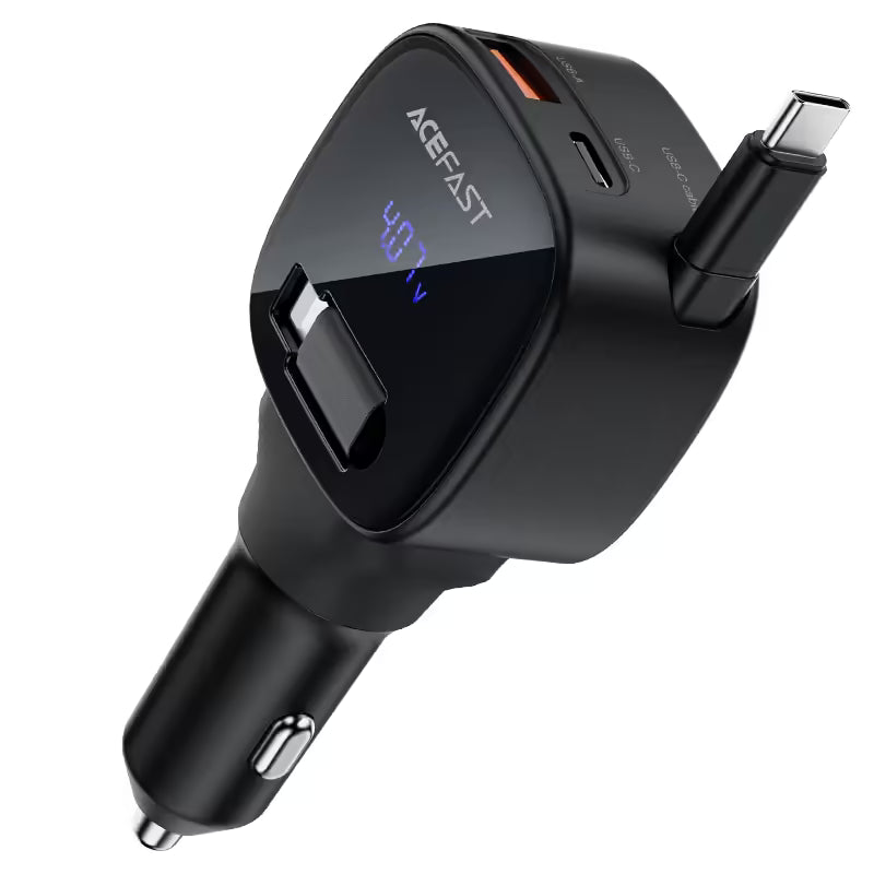 ACEFAST B17 95W Car Charger With Telescopic Cable