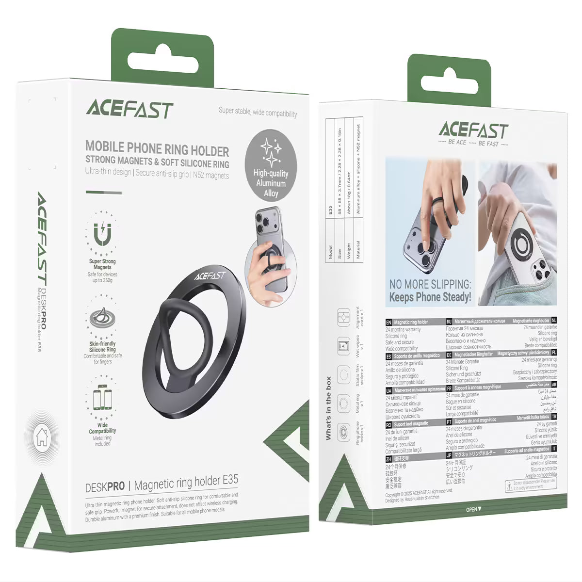 ACEFAST E35 Magnetic Ring Holder