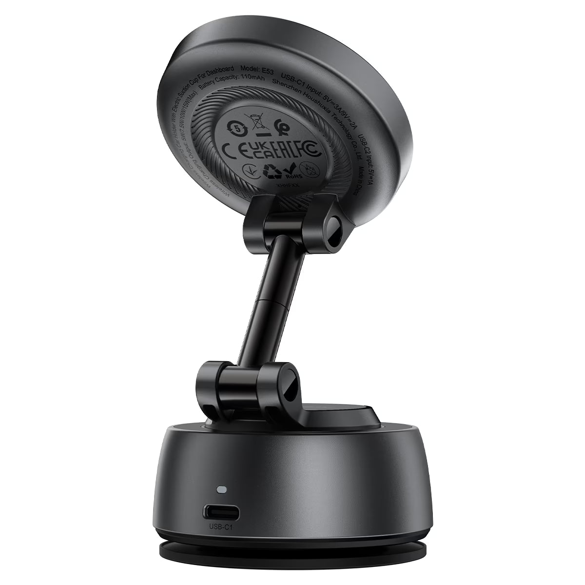 ACEFAST E53 Wireless Charging Car Holder With Electric Suction Cup for Dashboard