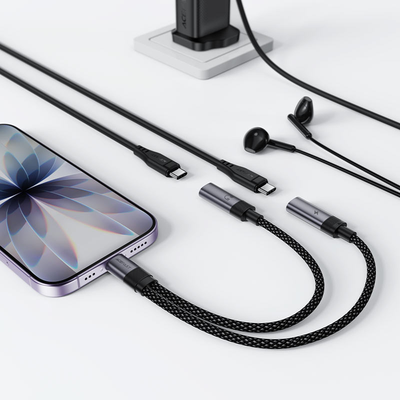 ACEFAST Splitter USB-C to Dual USB-C Adapter J14