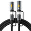 Charging Data Cable J4 USB-C / LED light / cigarette lighter