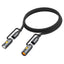 Charging Data Cable J4 USB-C / LED light / cigarette lighter