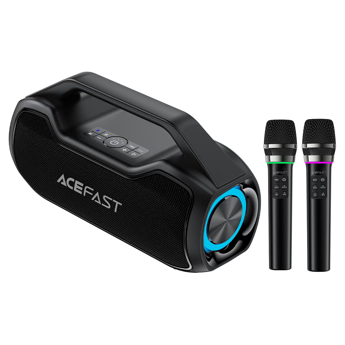 ACEFAST Portable Wireless Speaker K14 With 2 Wireless Mics