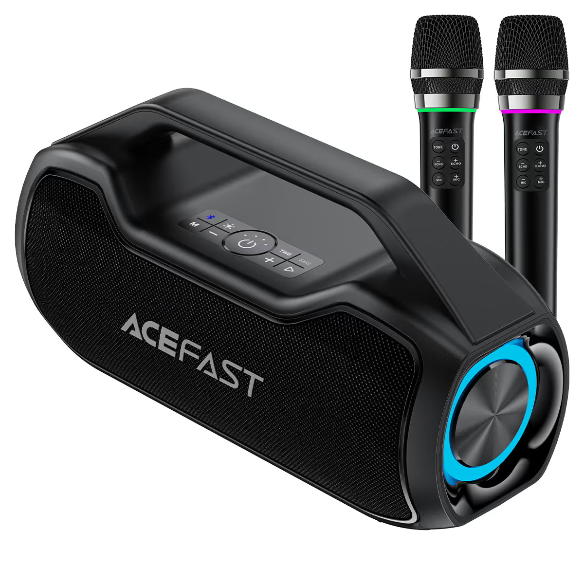 ACEFAST Portable Wireless Speaker K14 With 2 Wireless Mics