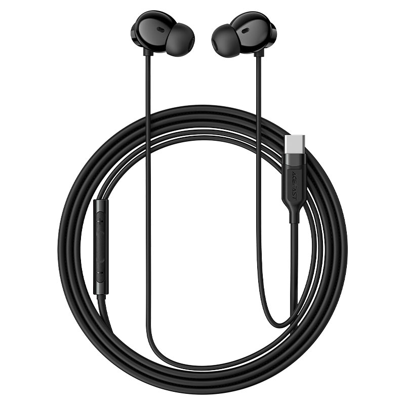 ACEFAST L10 USB-C in-ear silicone wired earphones with mic