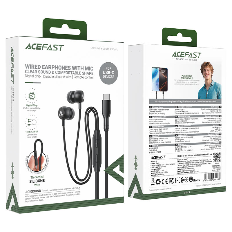 ACEFAST Wired Earphones L8