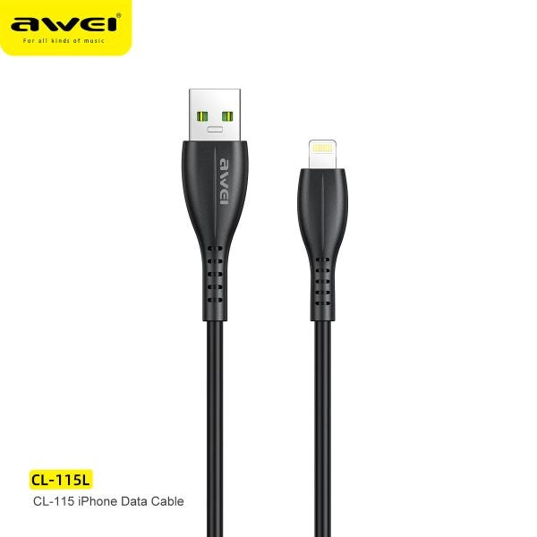 awei Data Cable for Type-L 2.4A Fast Charging Cable CL-115L