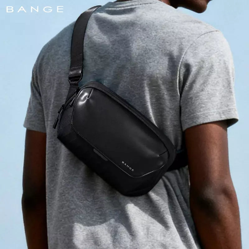 BANGE Vega BG-8133 Ultra-Lightweight, Sleek Water-Resistant Nylon Messenger Crossbody Bag