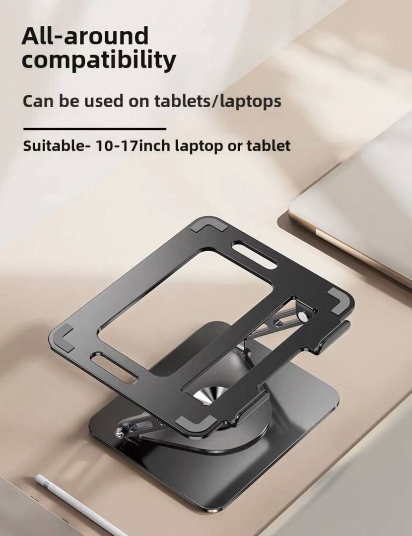 360° Rotatable Ergonomic Laptop and Tablet Stand