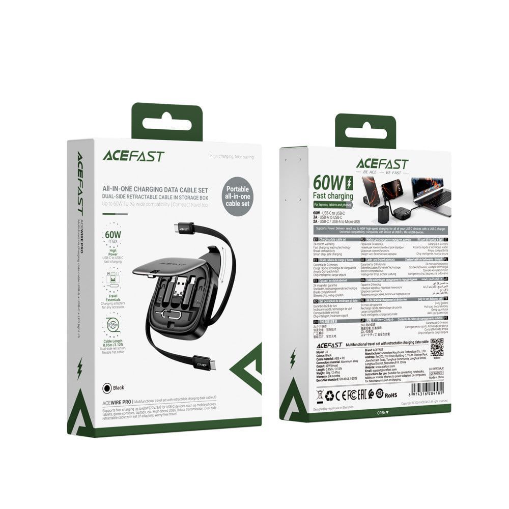 ACEFAST J3 Multifunctional Travel Set