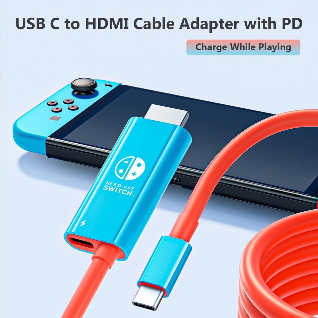 USB-C To HDMI Cable for Switch