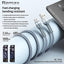 REMAX Jany Series Aluminum Alloy Braided  2.4A data cable RC-124m/i/a