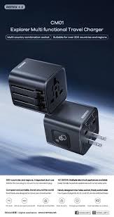 REMAX CM01 2500W EXPLORER MULTI FUNCTIONS TRAVEL CHARGER