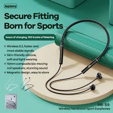 REMAX Wireless Neckband Sports Earphones RB-S9