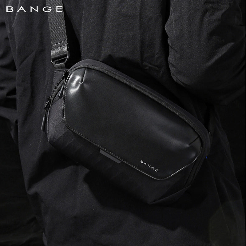 BANGE Vega BG-8133 Ultra-Lightweight, Sleek Water-Resistant Nylon Messenger Crossbody Bag