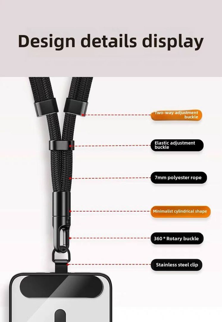 Anti-Theft Lanyard Neck For Cell Phone