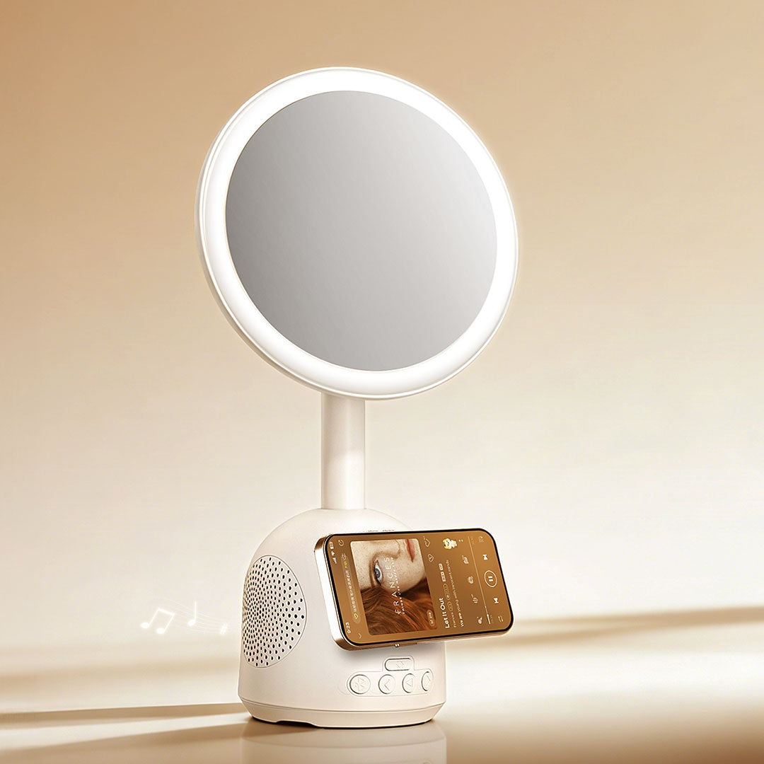 REMAX Smart Magnetic Wireless Charging Speaker makeup Mirror RT-E210