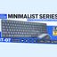 REMAX Minimalist series wireless keyboard  and mouse kit  BT-07