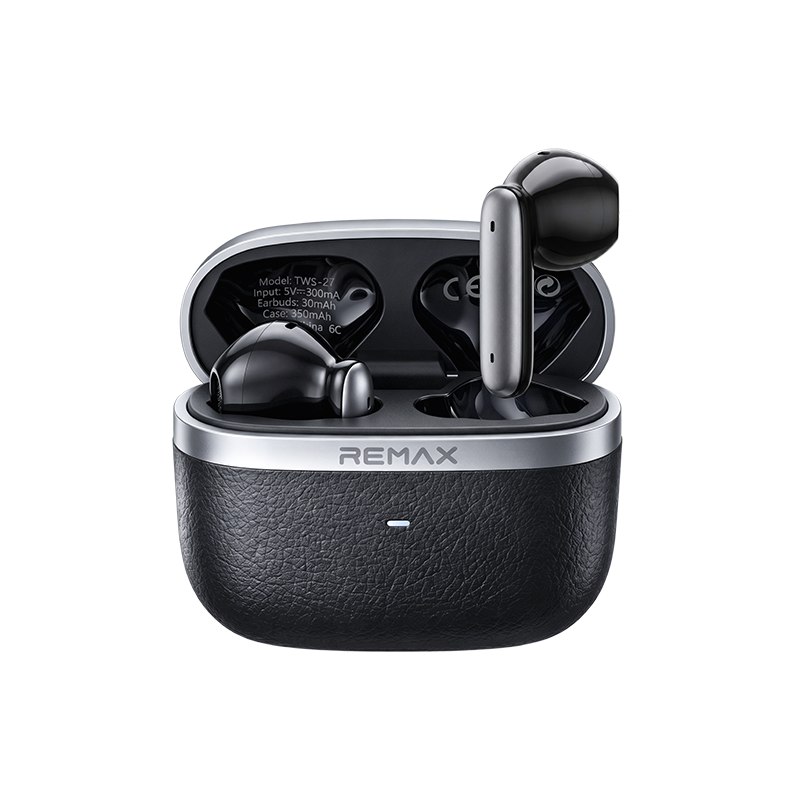 REMAX True Wireless Stereo Music Call  6 Mic Hybrid Feedback Noise Cancelling  Earphones TWS-27