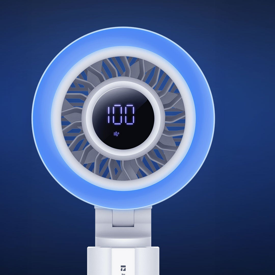 Star Ring Atmosphere Light High-Speed  Desktop Fan RS-ZF22