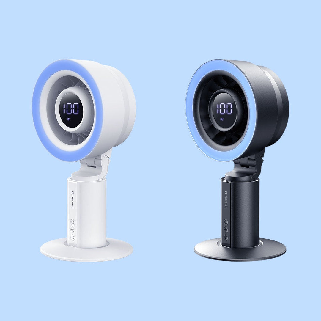 Star Ring Atmosphere Light High-Speed  Desktop Fan RS-ZF22