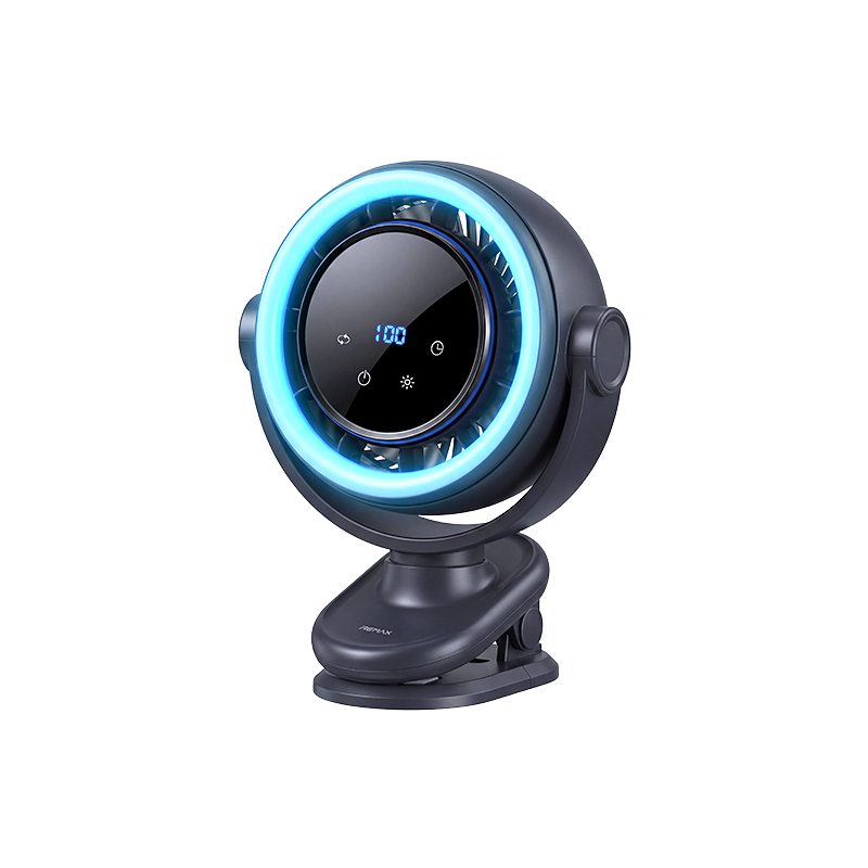 Star Ring Ambient Light Multi-Scenario Clip  Fan RS-ZF25