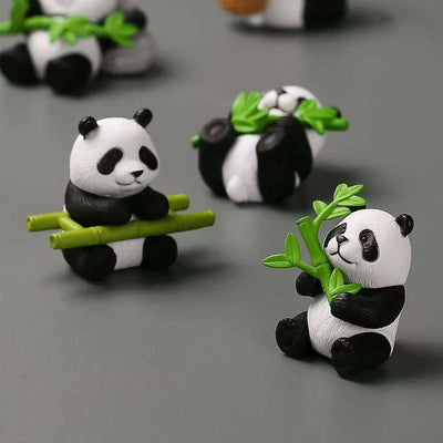 Micro Scenery Creativity Mini Panda Figurines