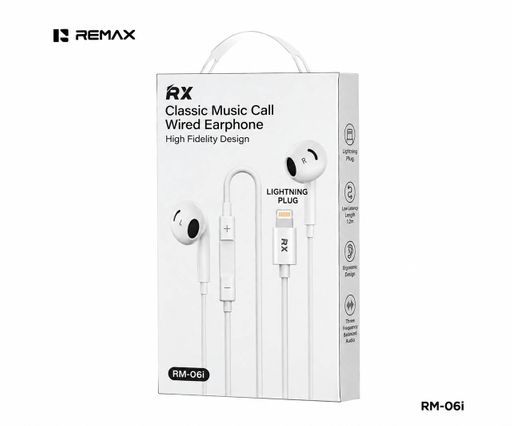 REMAX RX iPhone Classic Music Call  Wired Earphones RM-06i