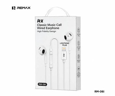 REMAX RX iPhone Classic Music Call  Wired Earphones RM-06i