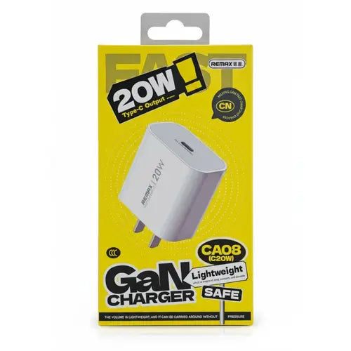 REMAX HUYING GaN Fast Charging Charger CA08(C20W)
