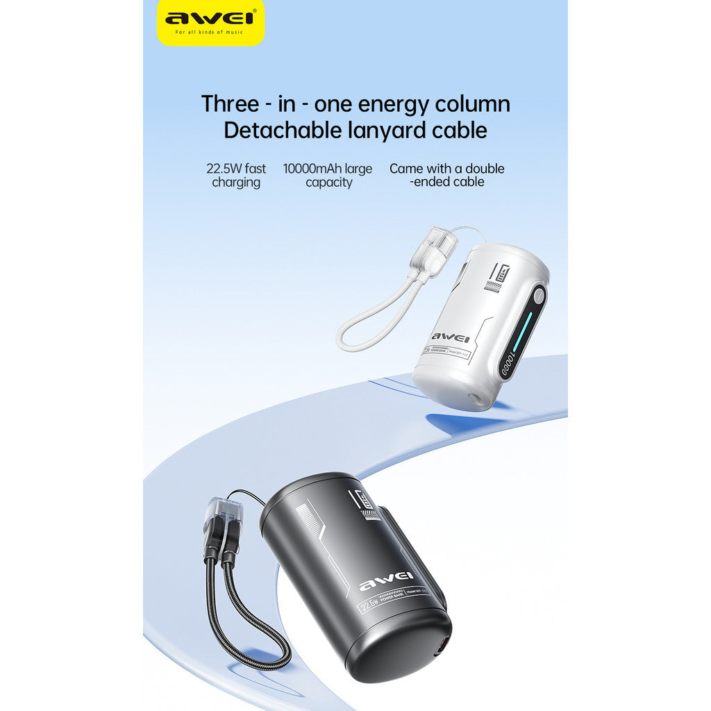 AWEI POWER BANK WP-117 22.5W 10000mAh