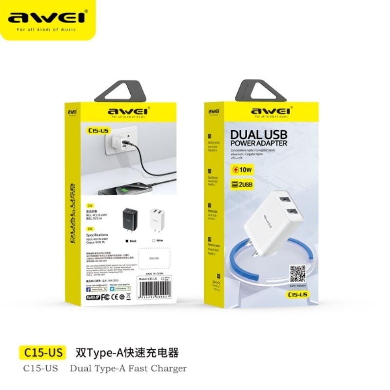 AWEI C15T-US USB-C TO C 10W