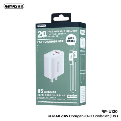 Remax RP-U120 Kiddy Series 20W C+C Charger
