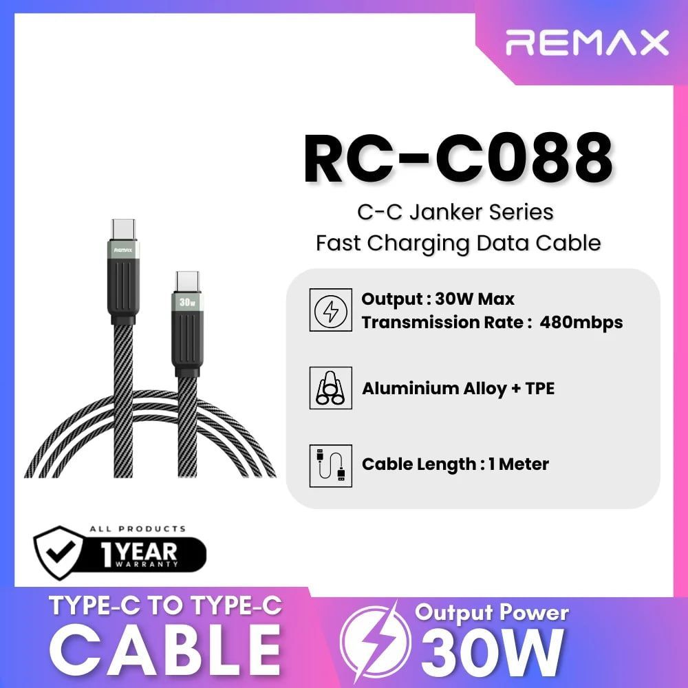 REMAX RC-C088 C-C 30W Fast Charging