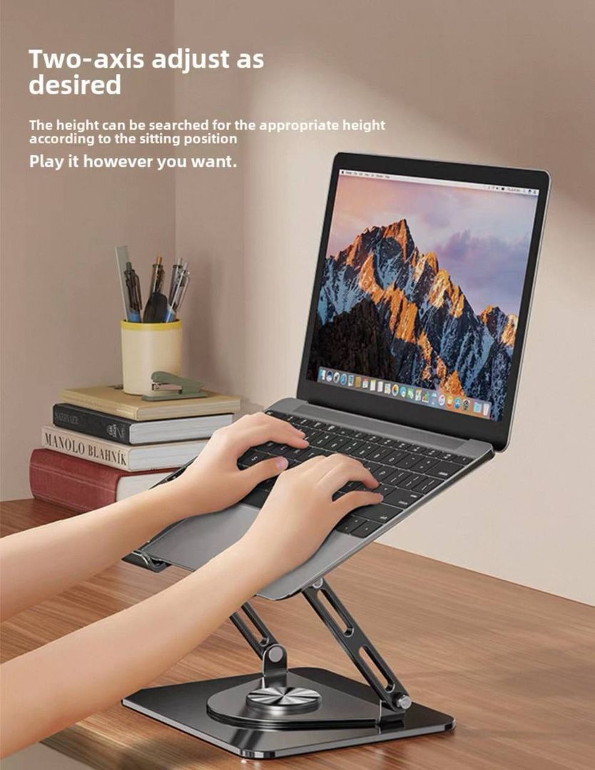 360° Rotatable Ergonomic Laptop and Tablet Stand