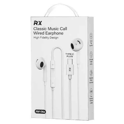 REMAX RM-06a Type-C Wired Earphones